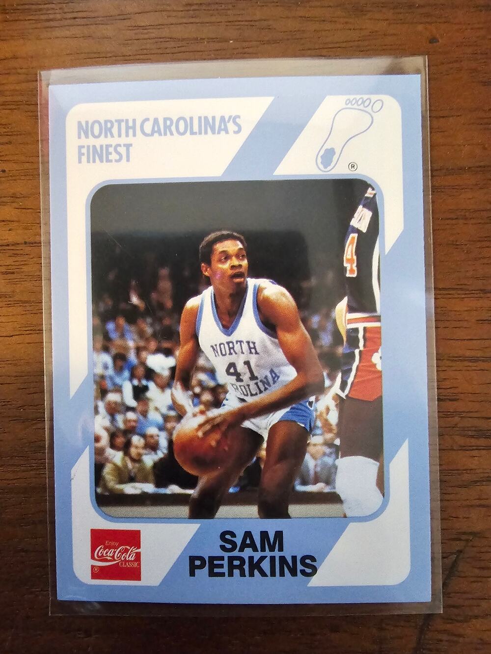 Sam Perkins 1989 Collegiate Collection #34 - North Carolina's Finest -Fresh Pull